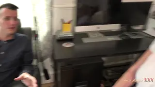 Busty Blonde GILF Teacher Seduces Student at Desk