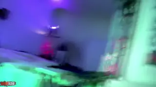 Curvy Teens Share Rough Anal Threesome in Club