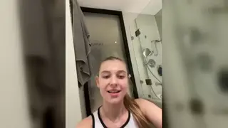 Busty Teen Takes Facial in Hotel Room