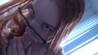 Busty Redhead Teen Pleasures Stepdad in POV