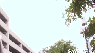 Blindfolded Guy Takes a Deep Throat Session