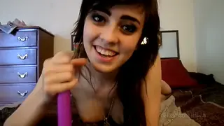 Petite Brunette Takes Anal Toys in POV Roleplay