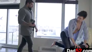 Stepdad Feeds Stepson His Cock Before Bareback Anal