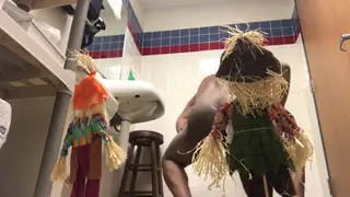 Curvy Revelers Share BBC in Halloween Club Orgy
