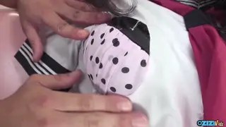 Busty Woman Takes Hard Doggystyle from Older Lover