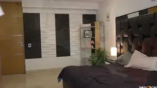 Brunette Stepsister Risks Cheating With Stepdad Nearby