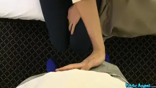 Petite European Student Takes a Massive Cock in Hotel and Outdoors