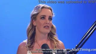 Blonde European MILF Strips and Pleasures Herself on Camera