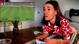 Solo Player Teases Feet While Riding Fuck Machine