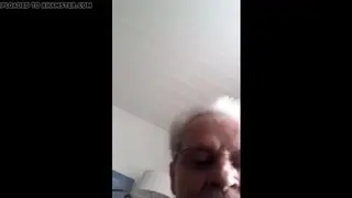 Mature European Daddy Strokes Solo on Webcam