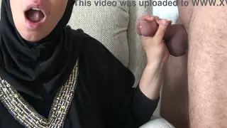 Hijab Wife Cheats Openly While Husband Watches Closely