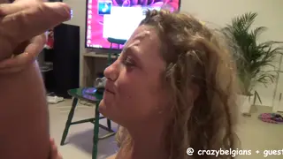 Amateur Threesome Ends in Multiple Facials and Swallowed Loads