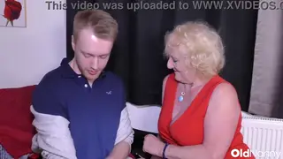 Blonde European MILF Seduces Man in Missionary