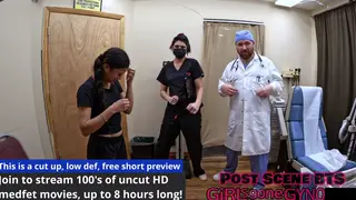Latina Neighbor Endures First Gyno Exam with Anal Play