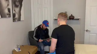 Hairy Latino Daddy Breeds Muscular Bottom During Massage