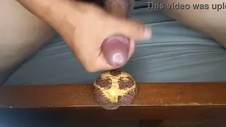 Slender Twink Strokes Fat Cock to Cumshot