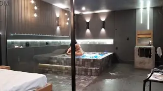 Busty Stepmom Caught in Hotel Bath for Interracial Oral