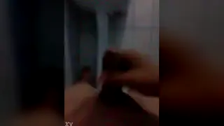 Close-Up Shows a Guy Stroking to the Edge