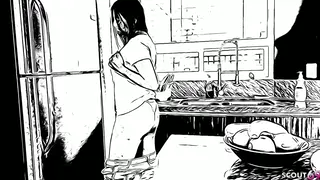 Latina Teen Takes Anal in Hostel Kitchen from Tourist