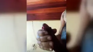Straight Guy Strokes His Cock to Explosion on Cam