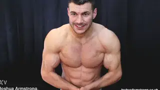 Muscular Stud Swallows Own Release After Intense Session