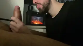 Muscular Teen Swallows Cum After Bareback Blowjob