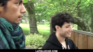 Latino Twink Takes Raw Creampie Outdoors From Hung Top