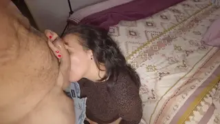 BBW Latina Wife Takes Creampie in POV Missionary