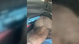 Ebony Chub Shows Off His Hairy Uncut Cock in POV