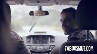 Blonde Teen Takes Two Strangers in a Car