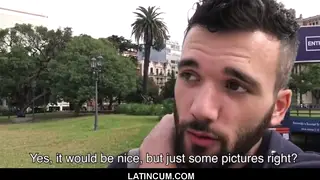 Hairy Latino Hunk Takes Raw Cock in Casting POV