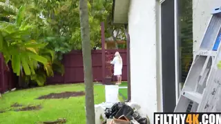 Curvy MILF Delivers Deep POV Blowjob After Being Caught