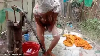 Indian Wife Cheats in Steamy Shower Encounter