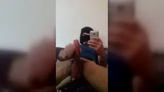 Solo Guy Finishes on His Stomach in Quick Clip