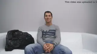European Amateur Shows Off Uncut Cock During Casting Session