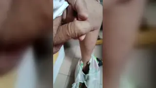 Mature Latino Daddy Gives Sensual Massage and Handjob