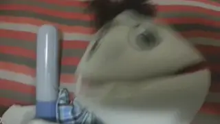 Curvy Doll Enjoys Anal Play on Camera