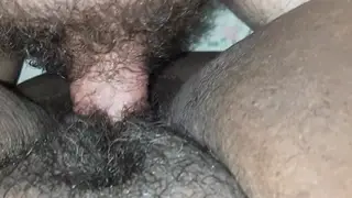 Ebony BBW Takes a Creampie in Interracial Encounter
