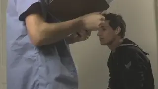 Teen Doctor Rides Patient After Deep Blowjob in Clinic