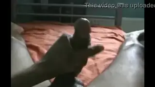 Black Stud Shows Off His Long Uncut Length