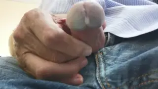 Indian Mature Man Takes a Cum Tribute on His Lips