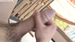 Smooth Teen Strokes His Uncut Cock to a First Cumshot