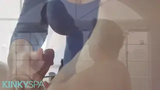 Curvy BBW Brunette Earns Happy Ending During Sensual Massage