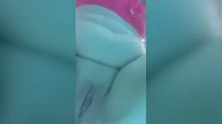 Chubby Amateur Hides Outside and Rubs Her Wet Pussy