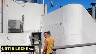 Latino Stud Takes a Deep Throat Before a Hard Doggy Ride