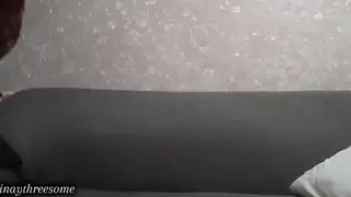 Cheating BBW Takes Doggystyle While Husband Calls