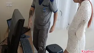 Petite Redhead Latina Teases Her Cuckold's Friend