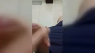 European Guy Shows Off in Short Selfie Clip