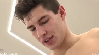 Muscular European Teens Swap Creampies in Bareback Duo