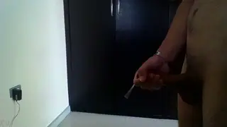 Solo Guy Strokes Himself to a Cumshot